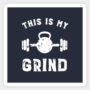 This Is My Grind Vintage Workout Sticker